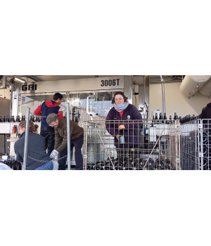 Mise en bouteille du crémant de Loire